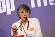 A candidata ao Senado pelo DF, Erika Kokay (PT)