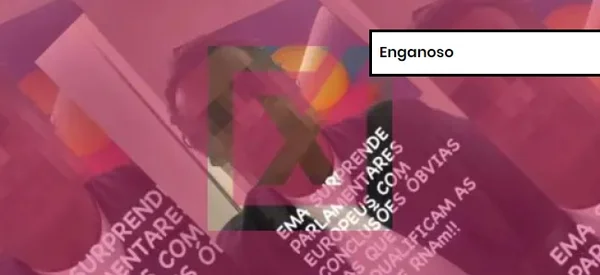 Captura de tela de post enganoso sobre estudo de agência acerca de vacinas contra a Covid