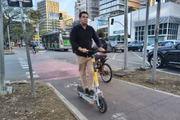Patinete na Faria Lima