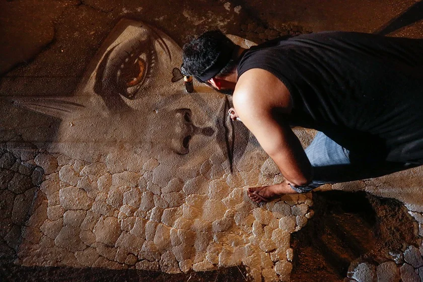 Setor de Indústrias e do Grafite. #bsburaco dá um trato em cratera no SIG - imagem 7 Setor de Indústrias e do Grafite. #bsburaco dá um trato em cratera no SIG - imagem 7