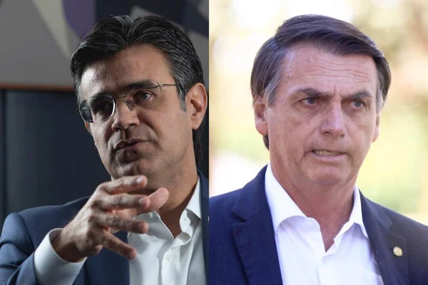 Rodrigo Garcia e Jair Bolsonaro