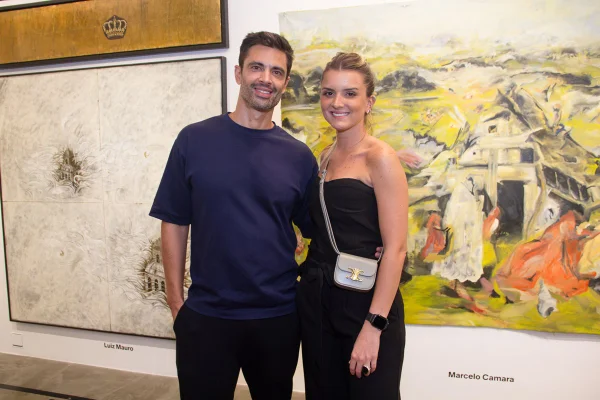 Samuel Lamas e Amanda Ferber