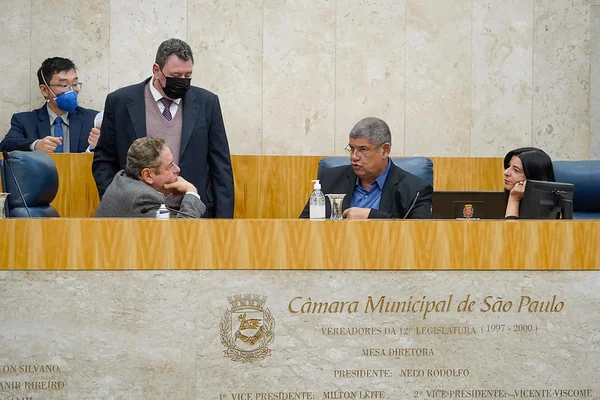 Integrantes da Mesa Diretora da Câmara dos Vereadores de São Paulo