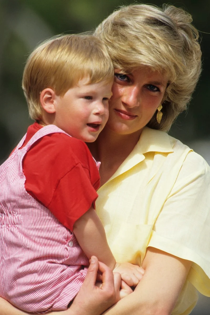 Princesa Diana e príncipe Harry Princesa Diana e príncipe Harry