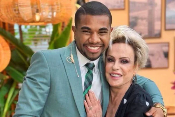 foto colorida de Ana Maria Braga e Davi Brito - metrópoles