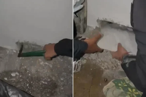 Policiais encontram antenas starlink na parede de cela em presídio do Rio