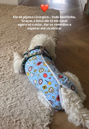 Eslo Marques chora ao contar que seu cachorro foi atacado por outro