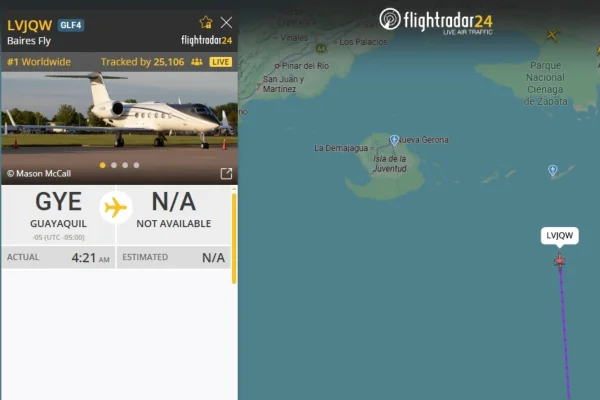 Voo em que Flávio estaria é o mais acompanhado do mundo em plataforma aérea - destaque galeria