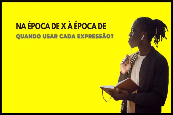 Imagem colorida de arte sobre uso preposicional - Metrópoles
