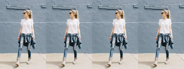 A combinação de jeans e camiseta não precisa ser sem graça