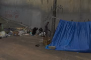 A área foi interditada devido ao risco de segurança