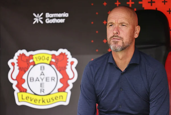 Imagem colorida de Ten Hag, do Bayer Leverkusen- Metrópoles