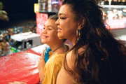 Preta Gil e a neta, Sol de Maria, estiveram juntas no camarote Preta Gil e a neta, Sol de Maria, estiveram juntas no camarote