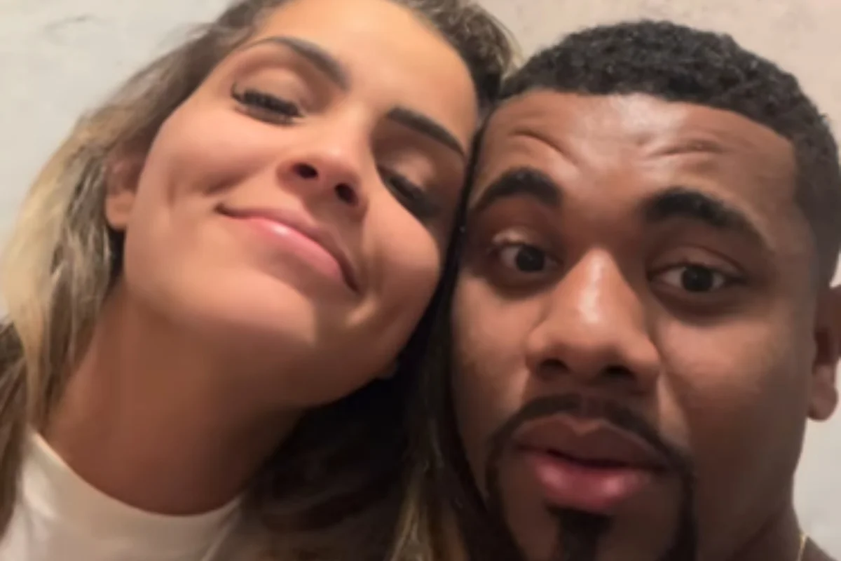 Emilly Araujo e Davi Brito. Emilly Araujo e Davi Brito.
