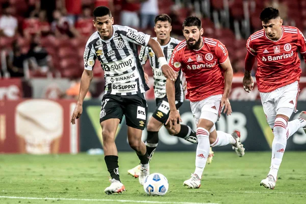 Internacional e Santos em campo