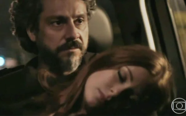 Maria Isis (Marina Ruy Barbosa) e José Alfredo (Alexandre Nero) em Império