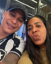 Thiago Gonçalves e Fernanda Cristina, mãe de Vini Jr. Thiago Gonçalves e Fernanda Cristina, mãe de Vini Jr.