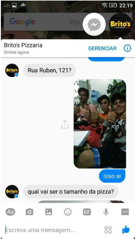 Criança diz que nunca comeu pizza e dono de pizzaria realiza seu sonho