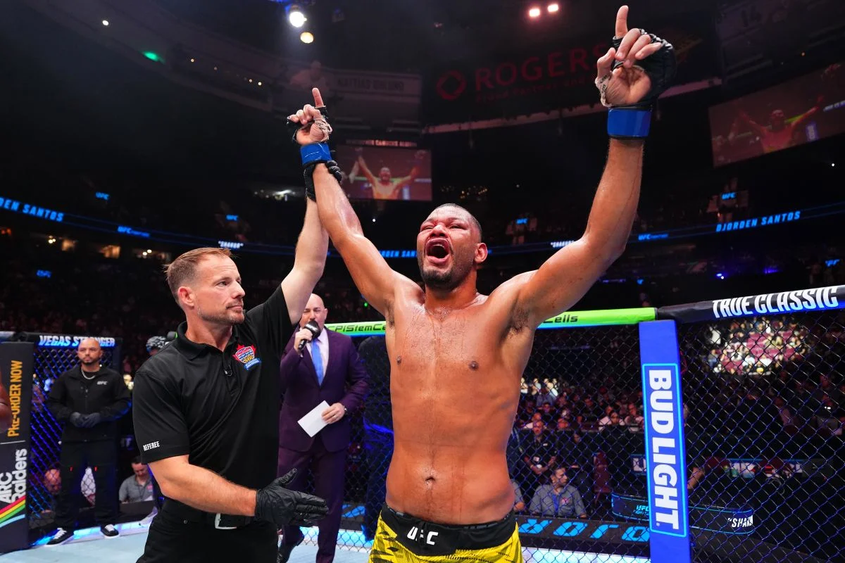 Djorden Santos, lutador brasileiro que venceu pela primeira vez no UFC