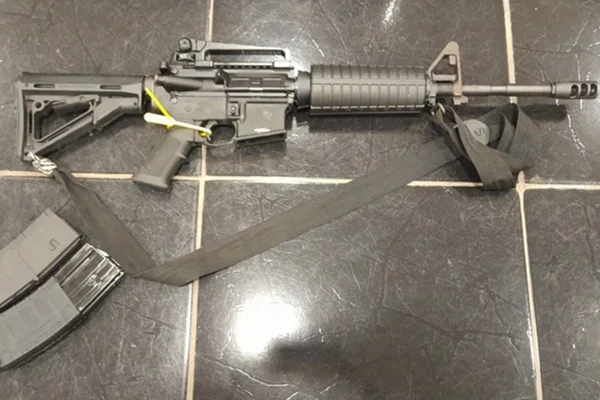 Arma apreendida com fugitivos de Mossoró