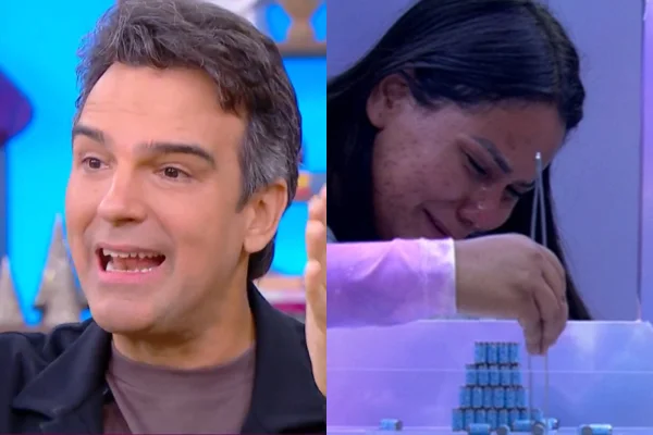 Tadeu Schmidt e Chaiany em fotos coloridas - Metrópoles