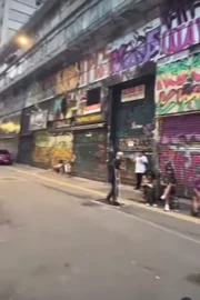 Rua Dom José de Barros, antes da pintura