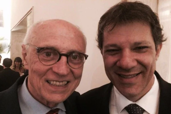 Eduardo Suplicy e Fernando Haddad são dois homens brancos