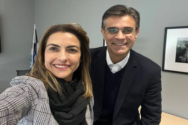 Rodrigo Garcia e Soraya Thronicke