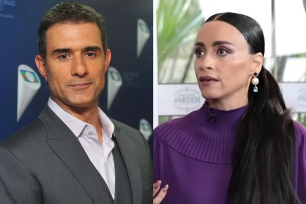 Marcos Pasquim e Suzana Pires (Reprodução: Globo/YouTube Metrópoles)