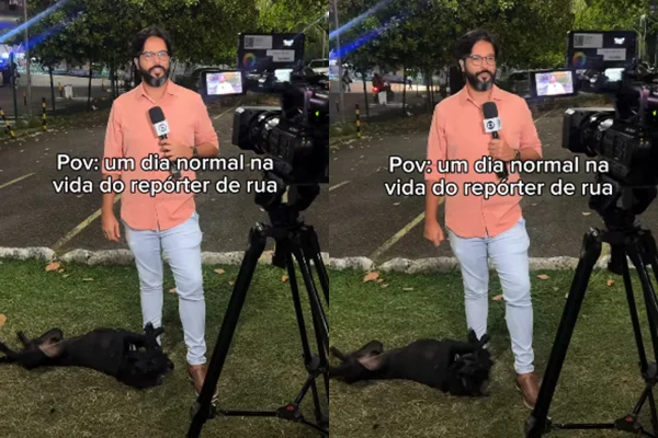O repórter Lisboa Júnior