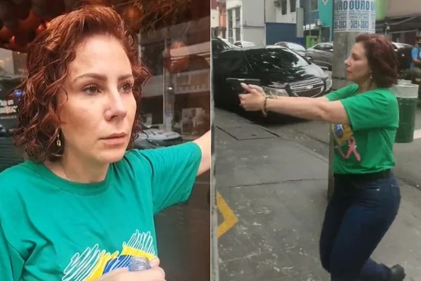 Zambelli diz que sacou arma porque foi perseguida por apoiador de Lula