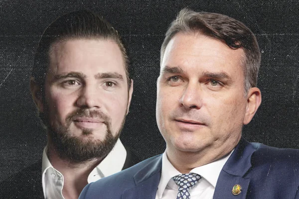 Vorcaro e Flávio Bolsonaro
