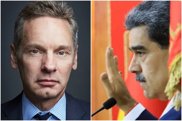 Advogado americano David Wikstrom e o presidente da Venezuela, Maduro - Metrópoles