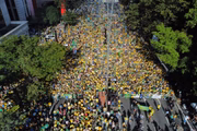 Ato convocado por Jair Bolsonaro na Paulista