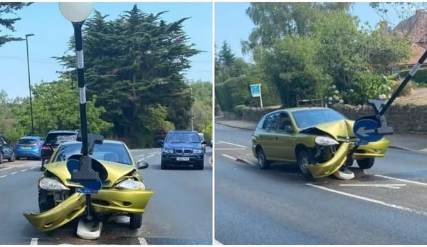 Motorista bate carro ao tentar se livrar de aranha