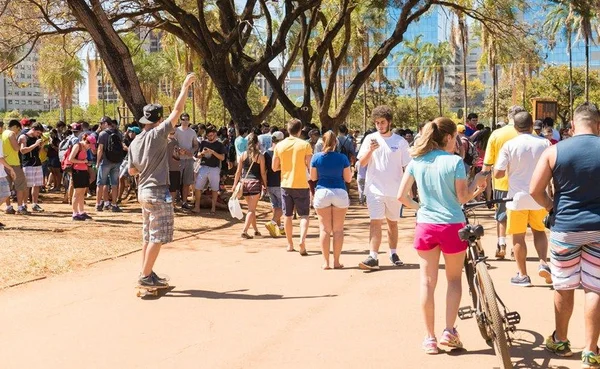 Evento reúne jogadores de Pokémon Go no Parque da Cidade
