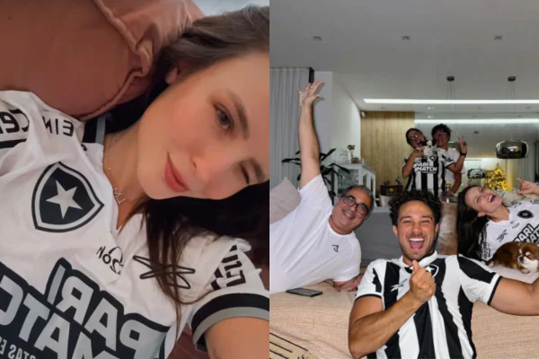 Larissa Manoela aparece torcendo pelo Botafogo e é criticada