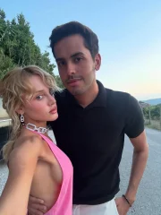 Malu Borges e seu marido, João Santiago