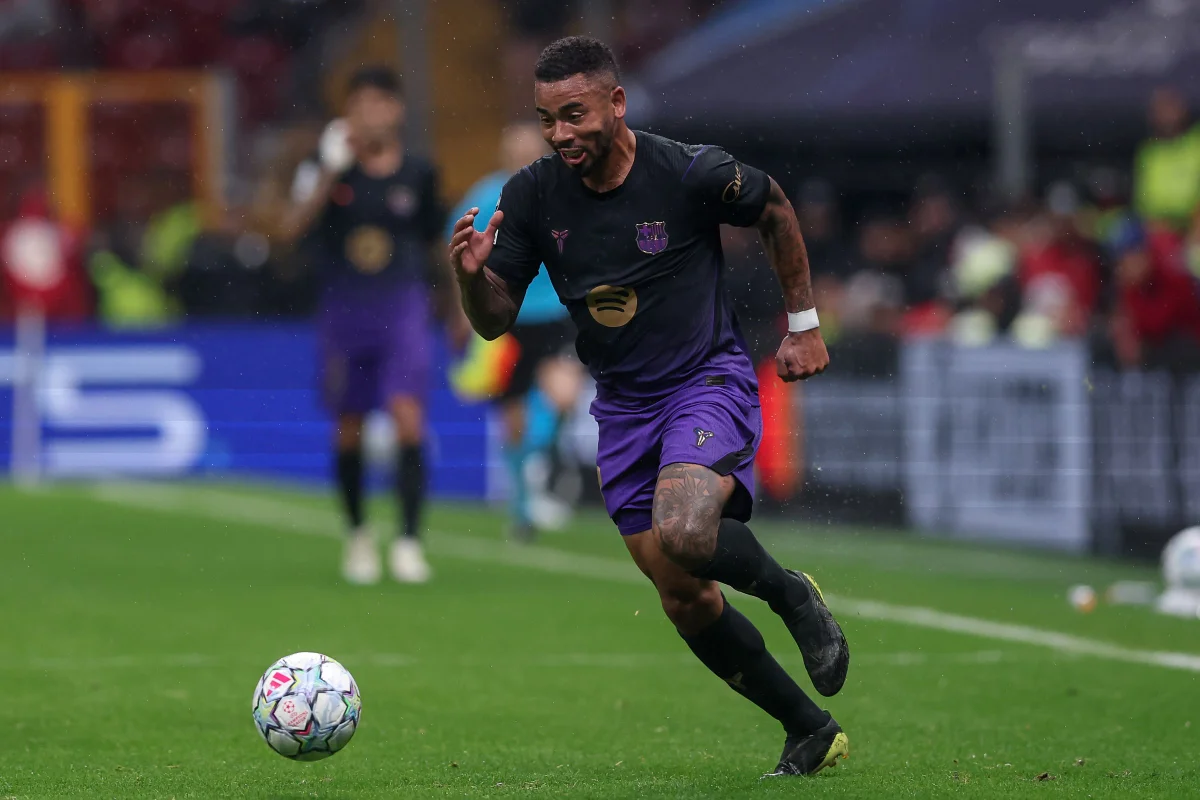 Jesus tem 2ª melhor média de participações em gols por minuto no Barcelona