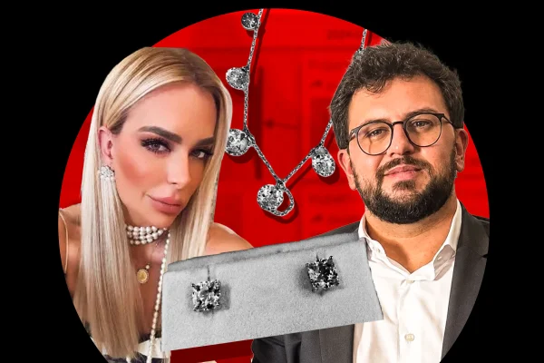 Roberta Luchsinger, amiga de Lulinha, e Marcola, ex-chefe de gabinete de Lula