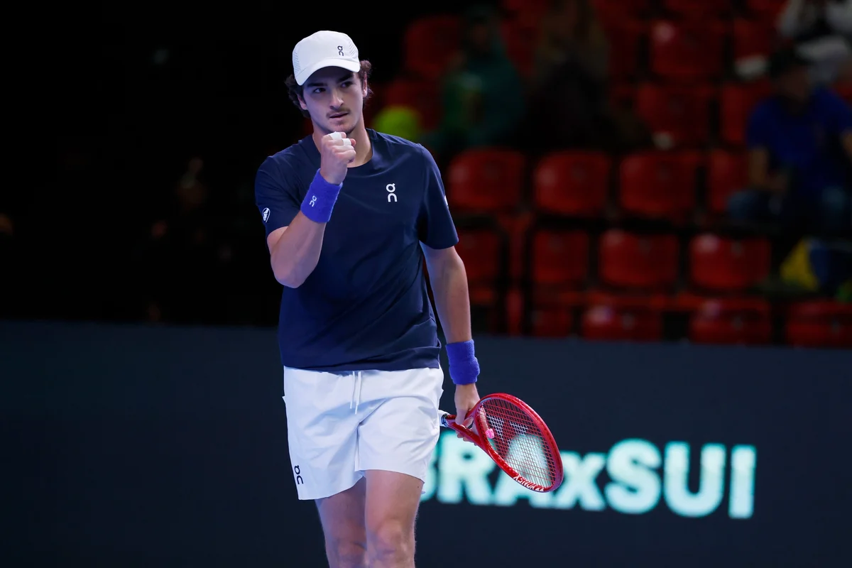 Copa Davis: João Fonseca vira contra Stricker e vence a primeira partida - imagem 2 Copa Davis: João Fonseca vira contra Stricker e vence a primeira partida - imagem 2