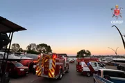 Lancha pega fogo no Lago Paranoá e deixa quatro pessoas gravemente feridas - imagem 3 Lancha pega fogo no Lago Paranoá e deixa quatro pessoas gravemente feridas - imagem 3