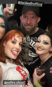 Mel Fire e David Wallin, da banda Hammerfall Mel Fire e David Wallin, da banda Hammerfall