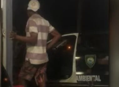 Polícia ambiental prende homem que matou sucuri durante pescaria na BA