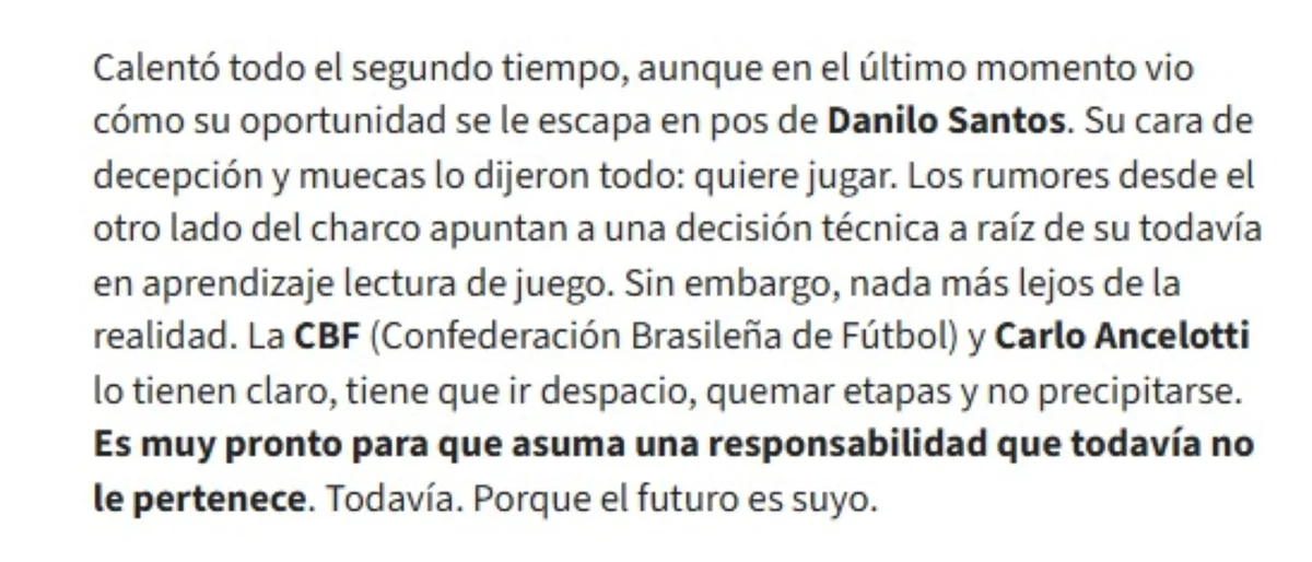 Jornal espanhol compara situação de Endrick com a de Ronaldo em 1994 - imagem 4 Jornal espanhol compara situação de Endrick com a de Ronaldo em 1994 - imagem 4