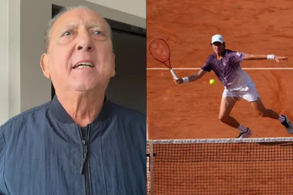 Galvão Bueno parabeniza João Fonseca após vitória sobre Djokovic