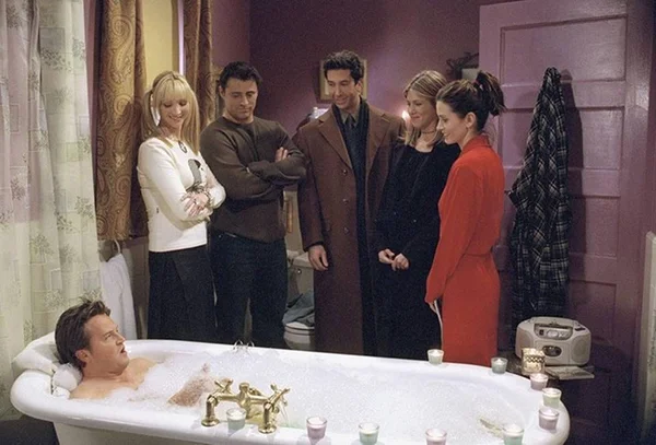 Cena da série Friends