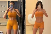 Natacha Horana exibe antes e depois após passar quatro meses presa