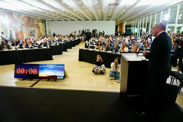 4ª Reunião Plenária do Conselhão, presidida pelo vice-presidente Geraldo Alckmin
