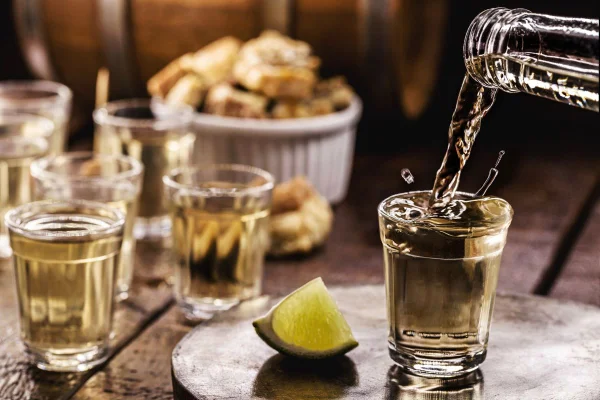 Foto colorida de uma cachaça - Metrópoles
